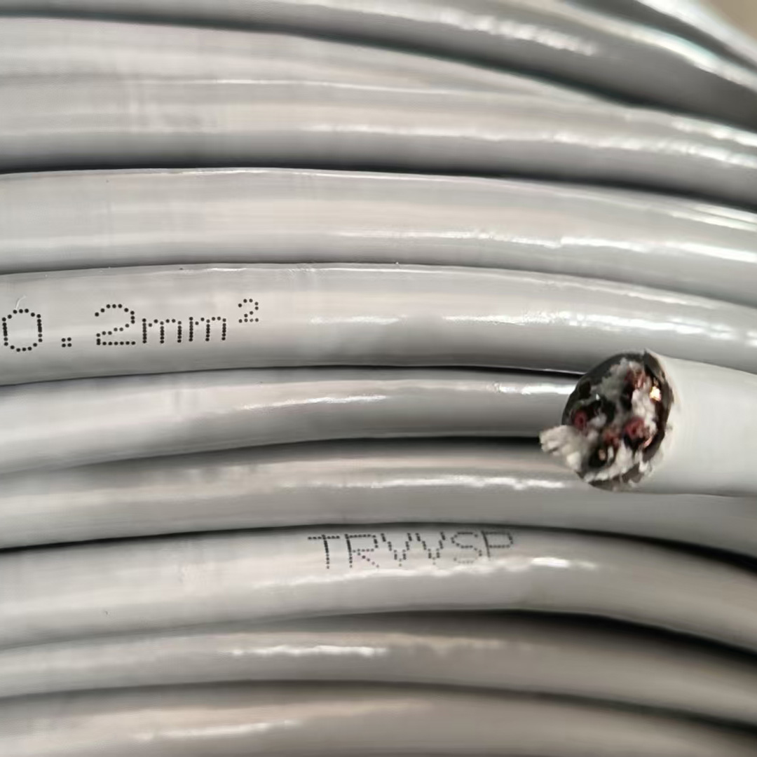 TRVVSP4x2x0.2mm²高柔性双绞屏蔽拖链信号电缆